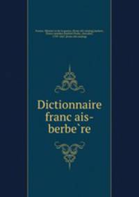 Dictionnaire franc?ais-berbe?re