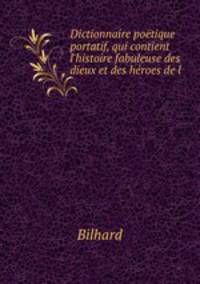 Dictionnaire poetique portatif, qui contient l