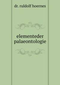 elementeder palaeontologie