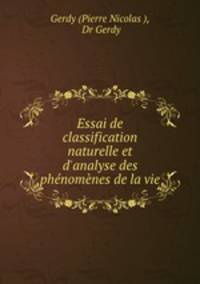 Essai de classification naturelle et d