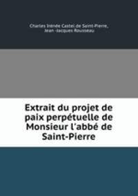Extrait du projet de paix perpetuelle de Monsieur l