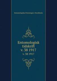 Entomologisk tidskrift. v. 38 1917