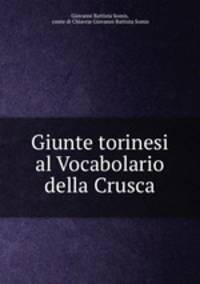 Giunte torinesi al Vocabolario della Crusca