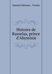 Histoire de Rasselas, prince d