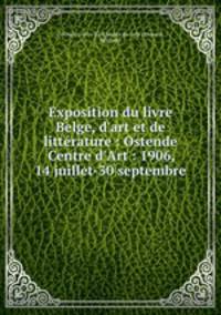 Exposition du livre Belge, d