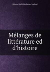 Melanges de litterature ed d