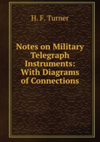 Notes on Military Telegraph Instruments: With Diagrams of Connections