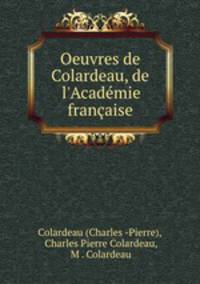 Oeuvres de Colardeau, de l