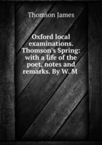 Oxford local examinations. Thomson
