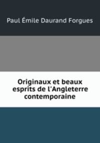 Originaux et beaux esprits de l