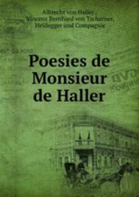 Poesies de Monsieur de Haller