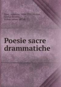 Poesie sacre drammatiche