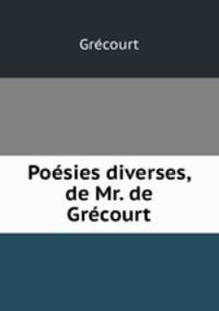 Poesies diverses, de Mr. de Grecourt