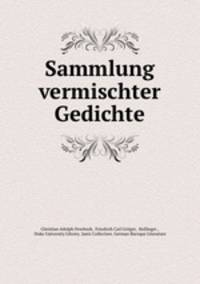 Sammlung vermischter Gedichte