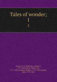 Tales of wonder;. 1