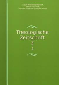 Theologische Zeitschrift. 2