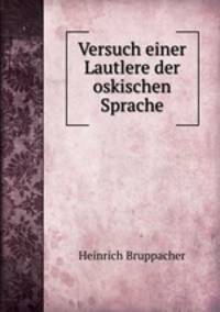 Versuch einer Lautlere der oskischen Sprache