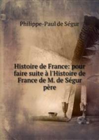 Histoire de France: pour faire suite a l