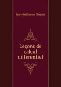 Lecons de calcul differentiel