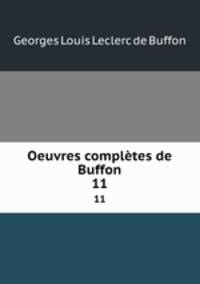 Oeuvres compltes de Buffon. 11