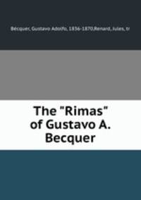 The "Rimas" of Gustavo A. Becquer