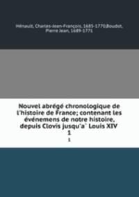 Nouvel abre?ge? chronologique de l