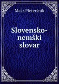 Slovensko-nemski slovar