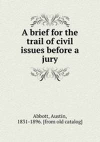A brief for the trail of civil issues before a jury