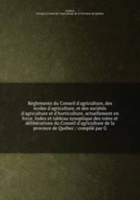 Reglements du Conseil d