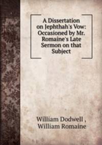 A Dissertation on Jephthah