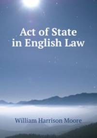 Act of State in English Law