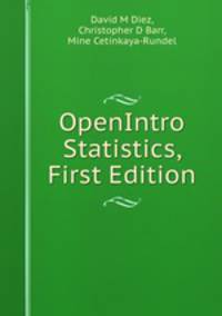 OpenIntro Statistics, First Edition
