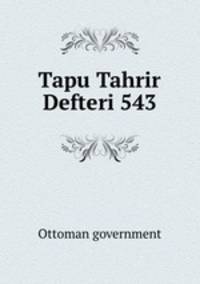 Tapu Tahrir Defteri 543