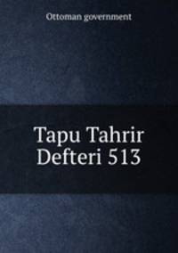 Tapu Tahrir Defteri 513