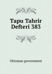 Tapu Tahrir Defteri 383