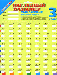 Наглядный тренажер. Умножение (табличные случаи). 3 класс