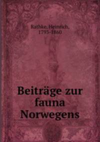 Beitrage zur fauna Norwegens