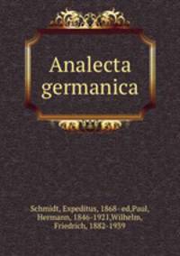 Analecta germanica