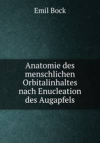 Anatomie des menschlichen Orbitalinhaltes nach Enucleation des Augapfels