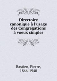 Directoire canonique a l