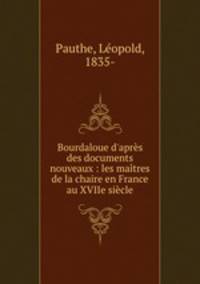 Bourdaloue d