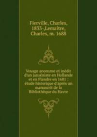 Voyage anonyme et inedit d
