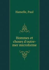 Hommes et choses d