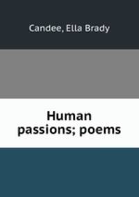 Human passions; poems