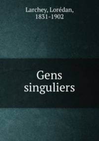 Gens singuliers