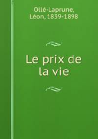 Le prix de la vie