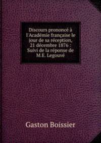 Discours prononce a l