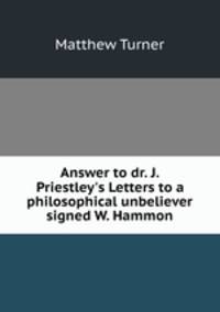 Answer to dr. J. Priestley