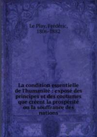 La condition essentielle de l