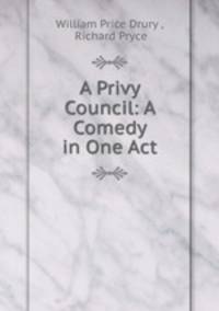A Privy Council: A Comedy in One Act